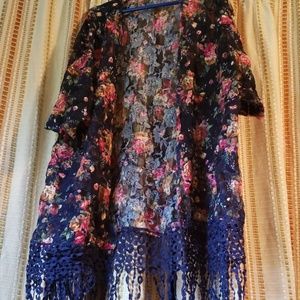 Sweet Rain mesh cardigan. Super cute! ❤